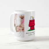 Mug Snoopy & Woodstock Doghouse | Meilleure grand-mère (Devant gauche)