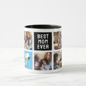 Mug Snoopy & Woodstock | Meilleur collage de maman (Centre)