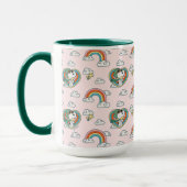 Mug Snoopy & Woodstock Rainbow Heart Motif (Gauche)