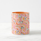Mug Snoopy & Woodstock Super Vibes Motif orange (Centre)