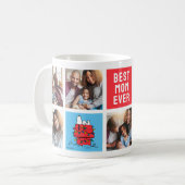 Mug Snoopy's Christmas Doghouse | Maman - Photo Collag (Devant gauche)