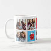 Mug Snoopy's Christmas Doghouse | Papa - Photo Collage (Gauche)