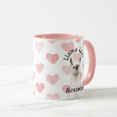 Mug Snooty Snobby Llama personnalisé (Devant droit)