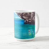 Mug Snorkeling au paradis (Devant droit)