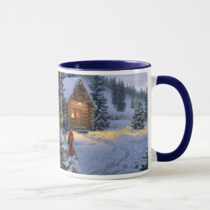Mug snow_cabin_Christmas_mug