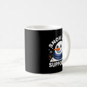 Mug Snow Day Suprter Fun Snowman Design For Winter Lov (Devant droit)