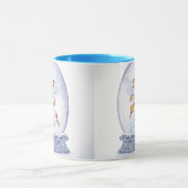 Mug Snow globe with angel illustration (Centre)