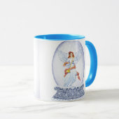 Mug Snow globe with angel illustration (Devant droit)