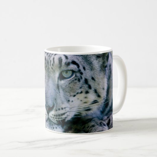 Mug Snow Leopard closeuse (Devant droit)