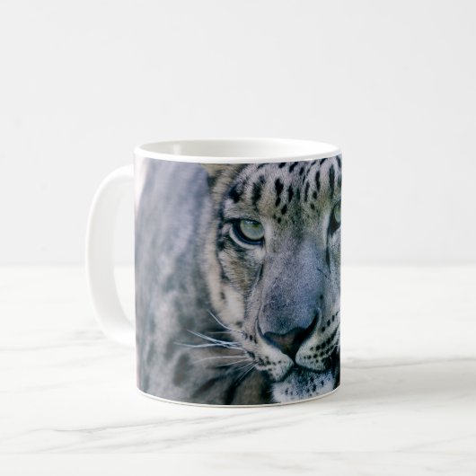 Mug Snow Leopard closeuse (Devant gauche)