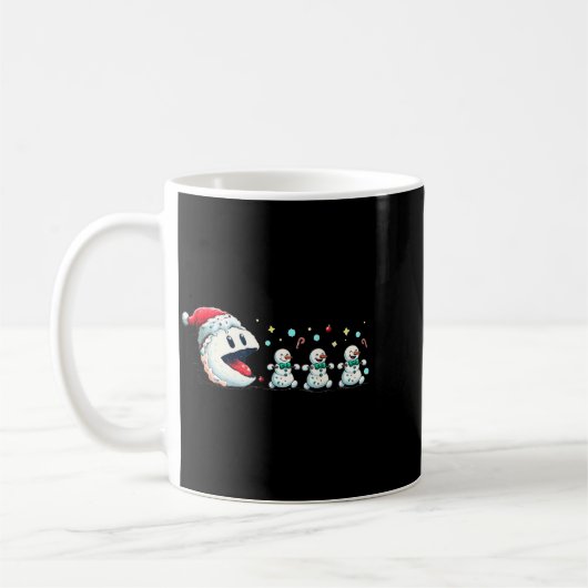 Mug Snow Man Xmas Tee Snowman Gamer (Gauche)