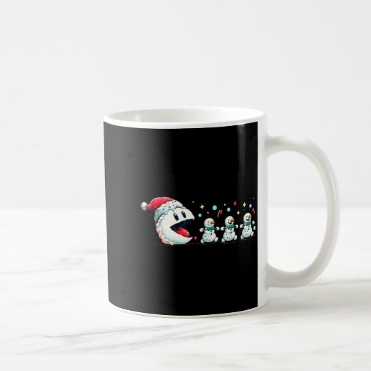 Mug Snow Man Xmas Tee Snowman Gamer  (Droite)