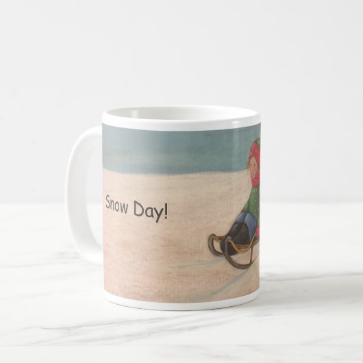 Mug Snow Sledding (Devant gauche)