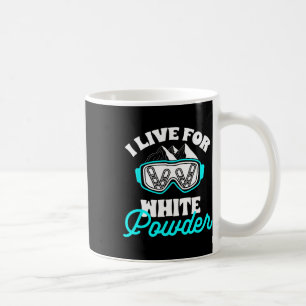 Mug Snowboard Je Vis Pour White Powder Snowboard Gog