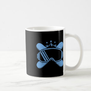 Mug Snowboard - Montagnes Vintages lunettes Snowboard