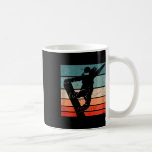 Mug Snowboard Mountains Ski Slope Retro Snowboard