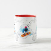 Mug Snowboard Noël (Centre)