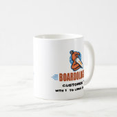 Mug Snowboard personnalisé (Devant droit)