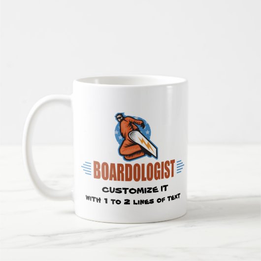 Mug Snowboard personnalisé (Gauche)
