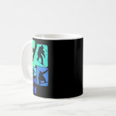 Mug Snowboard Pour Snowboardeur Retro Mens Snowboard (Devant gauche)