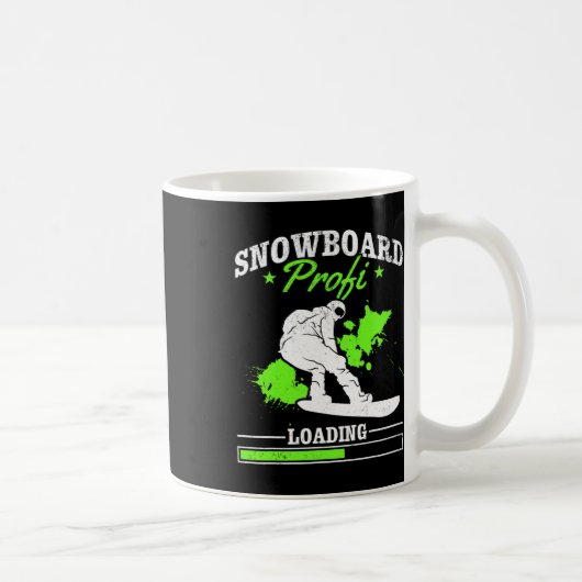 Mug Snowboard Profi Chargement I Freestyle Snowboard N (Droite)
