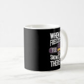 Mug Snowboard Quand L'Enfer Gèle - Snowboard (Devant droit)