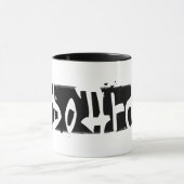 Mug snowboard. rayé. (Centre)