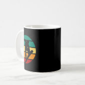 Mug Snowboard Retro Sunset Sports d'hiver Alpine Ski (Devant gauche)