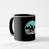 Mug Snowboard Rétro Vintage (Devant gauche)