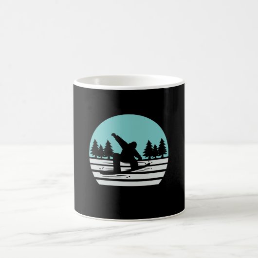 Mug Snowboard Retro Vintage (Centre)