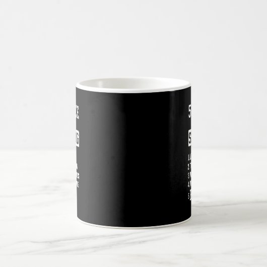 Mug Snowboard Snowboard Bacon 5 choses que j'aime Almo (Centre)