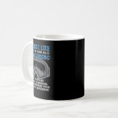 Mug Snowboard Snowboard Bacon 5 choses que j'aime Almo (Devant gauche)