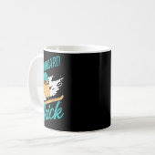 Mug Snowboard Snowboard Chicket Vintage de poulet (Devant gauche)