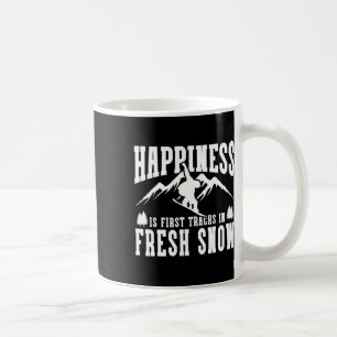 Mug Snowboard Snowboard Happiness Is First Trails I