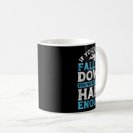 Mug Snowboard Snowboard Si vous ne tombez pas (Devant droit)