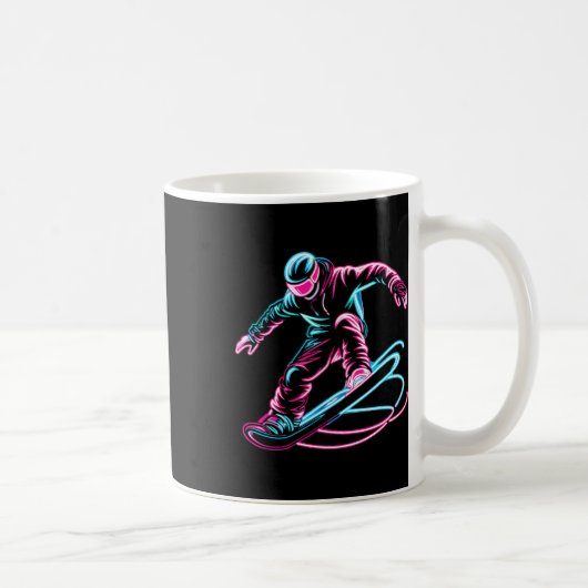 Mug Snowboard Snowboard Snowboard 3 (Droite)