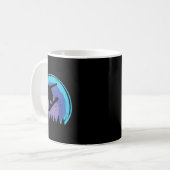 Mug Snowboard Snowboard Snowboard Silhouette Grun (Devant gauche)