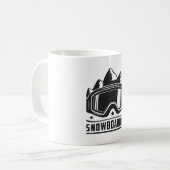 Mug Snowboard Snowboard Snowboard Snowboard Idée cadea (Devant gauche)