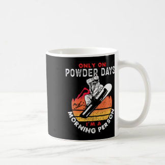 Mug Snowboard Snowboard Vintage Rétro Uniquement En Po