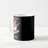 Mug Snowboard Snowman Snowboard Snowboard (Devant gauche)