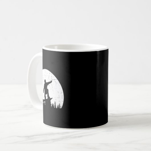 Mug Snowboard Style Libre Snowboard Snowboard Extr (Devant gauche)
