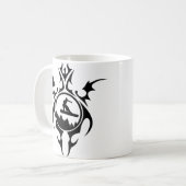 Mug snowboard tribal (Devant gauche)