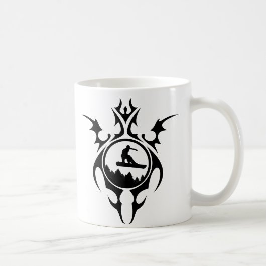 Mug snowboard tribal (Droite)