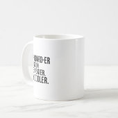 Mug Snowboarder Définition Dictionnaire Drôle Snowboar (Devant gauche)
