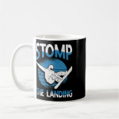 Mug Snowboarder Stomp The Landing Ski Resort Snowboard (Gauche)