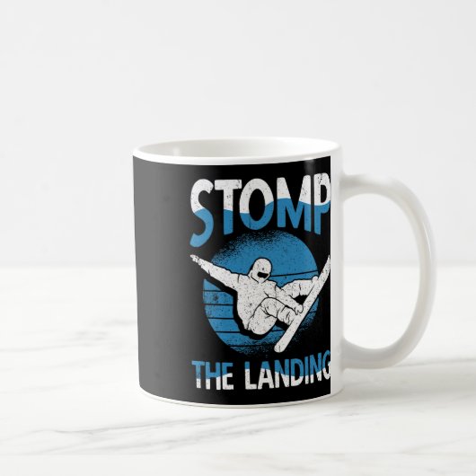Mug Snowboarder Stomp The Landing Ski Resort Snowboard (Droite)