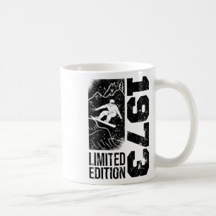 Mug Snowboarder Vintage 1973 Anniversaire Snowboard Sn