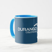 Mug Snowboardeur de Durango Colorado (Devant gauche)