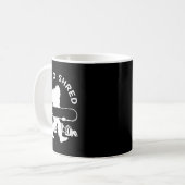 Mug Snowboardeur Yeti T Shirt (Devant gauche)