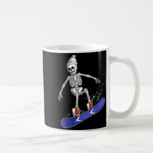 Mug Snowboarding skeleton ski snowboardeur